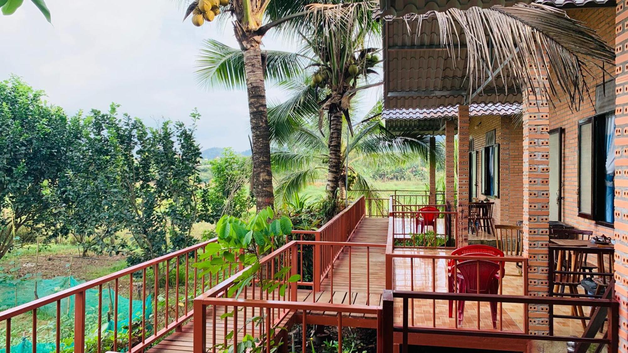 Gibbon Singing Home Stay Quan Tom Exteriör bild